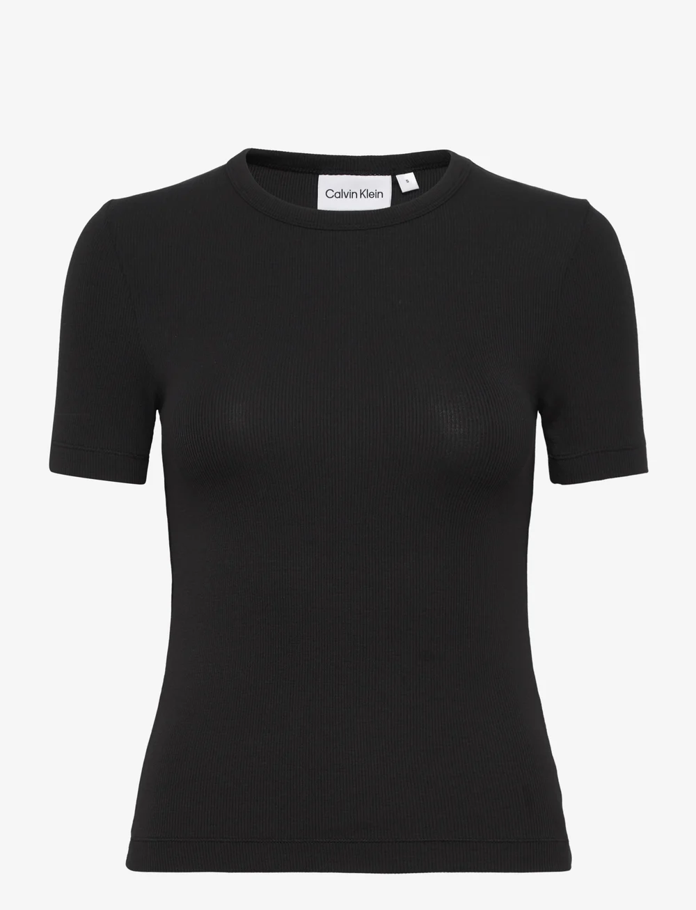 Calvin Klein Modal Rib Crew Neck Tee T shirts Tops Booztlet