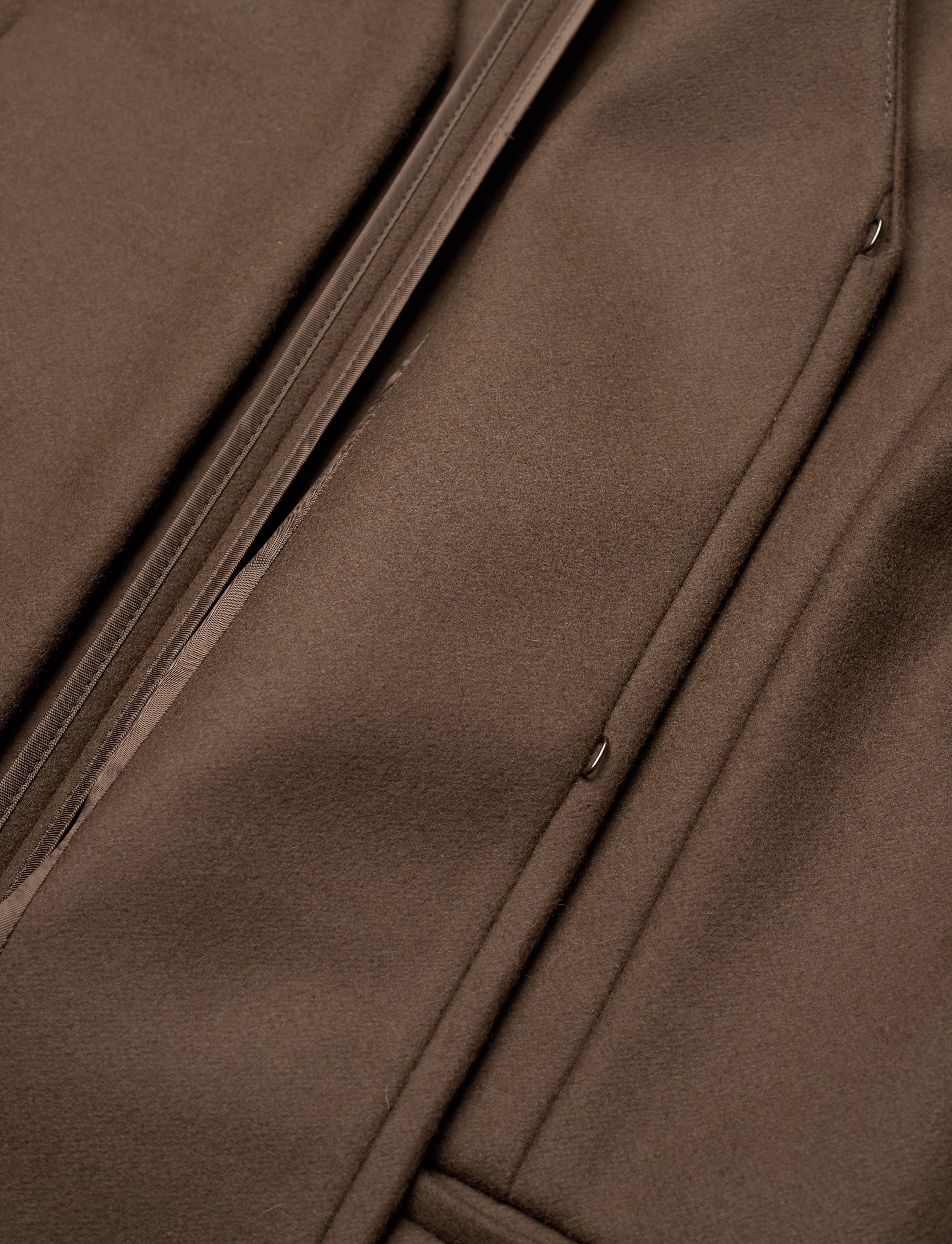 Calvin Klein - INTERCONNECTED  WOOL  COAT - ytterkläder - brown kelp - 4