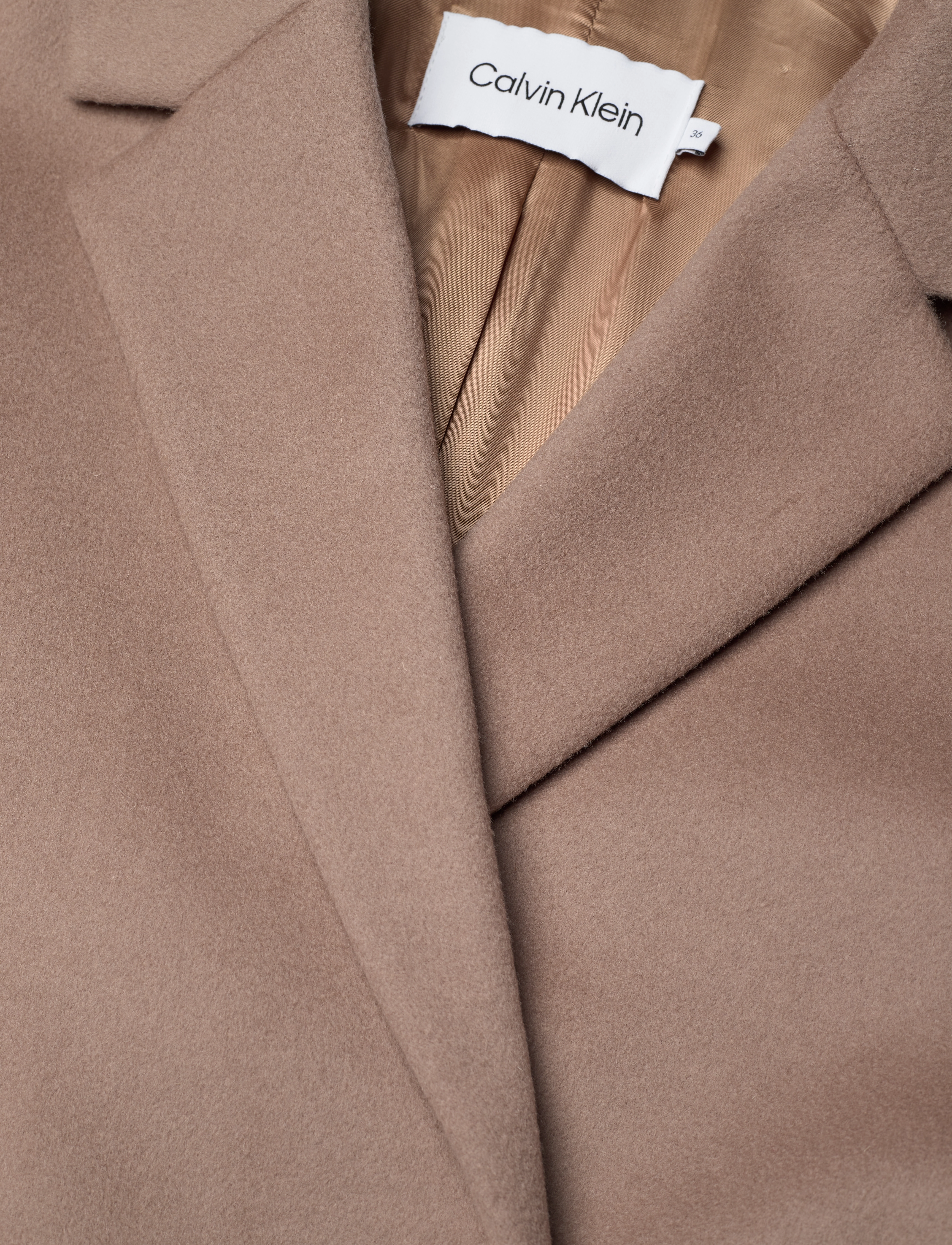 Calvin Klein - ESSENTIAL WOOL WRAP COAT - ginger snap - 3