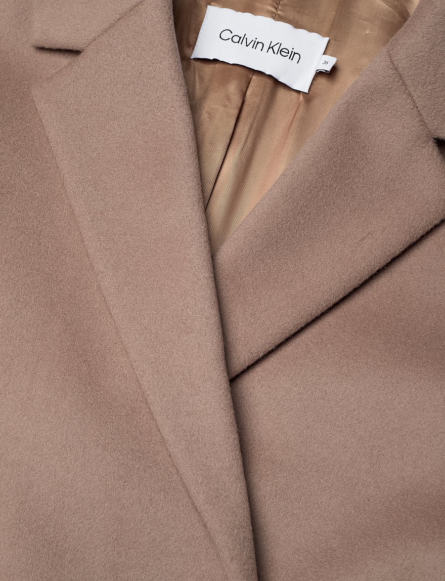 Calvin Klein - ESSENTIAL WOOL WRAP COAT - ginger snap - 3