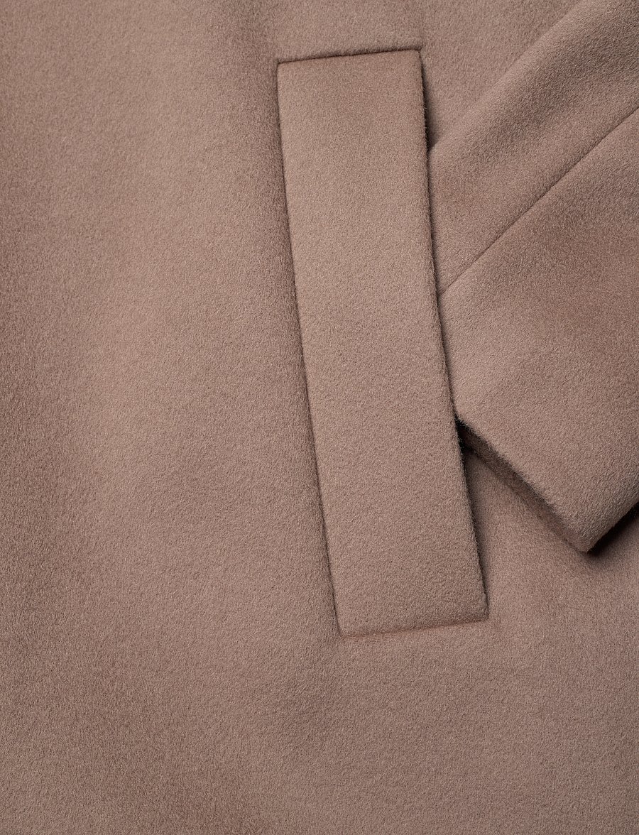 Calvin Klein - ESSENTIAL WOOL WRAP COAT - ginger snap - 4