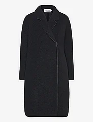Calvin Klein - BONDED WOOL COCOON COAT - winter coats - ck black - 0