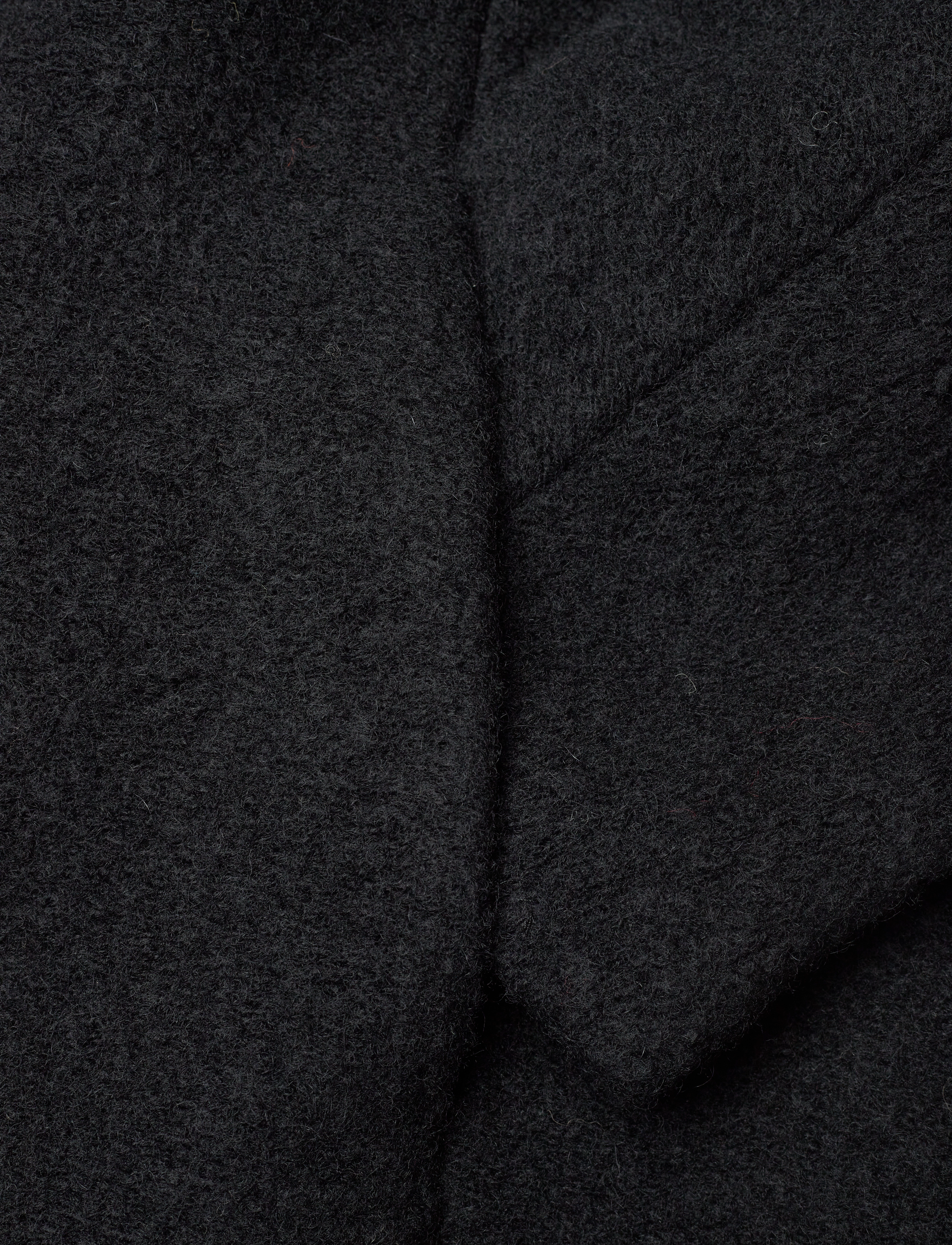 Calvin Klein - BONDED WOOL COCOON COAT - ulkovaatteet - ck black - 3