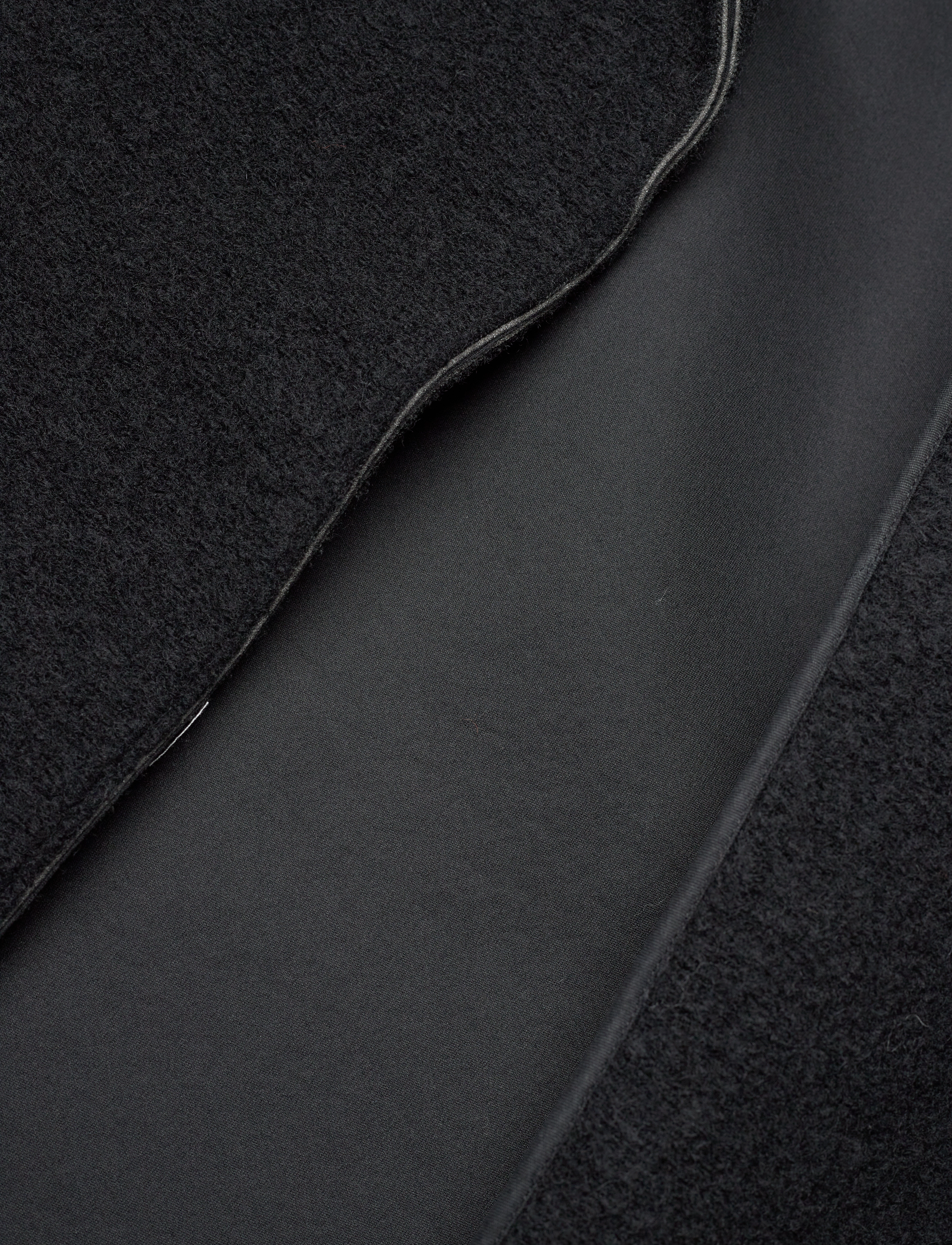 Calvin Klein - BONDED WOOL COCOON COAT - ulkovaatteet - ck black - 4