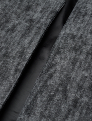 Calvin Klein - BOILED WOOL BELTED WRAP COAT - winter coats - dark grey heather - 4