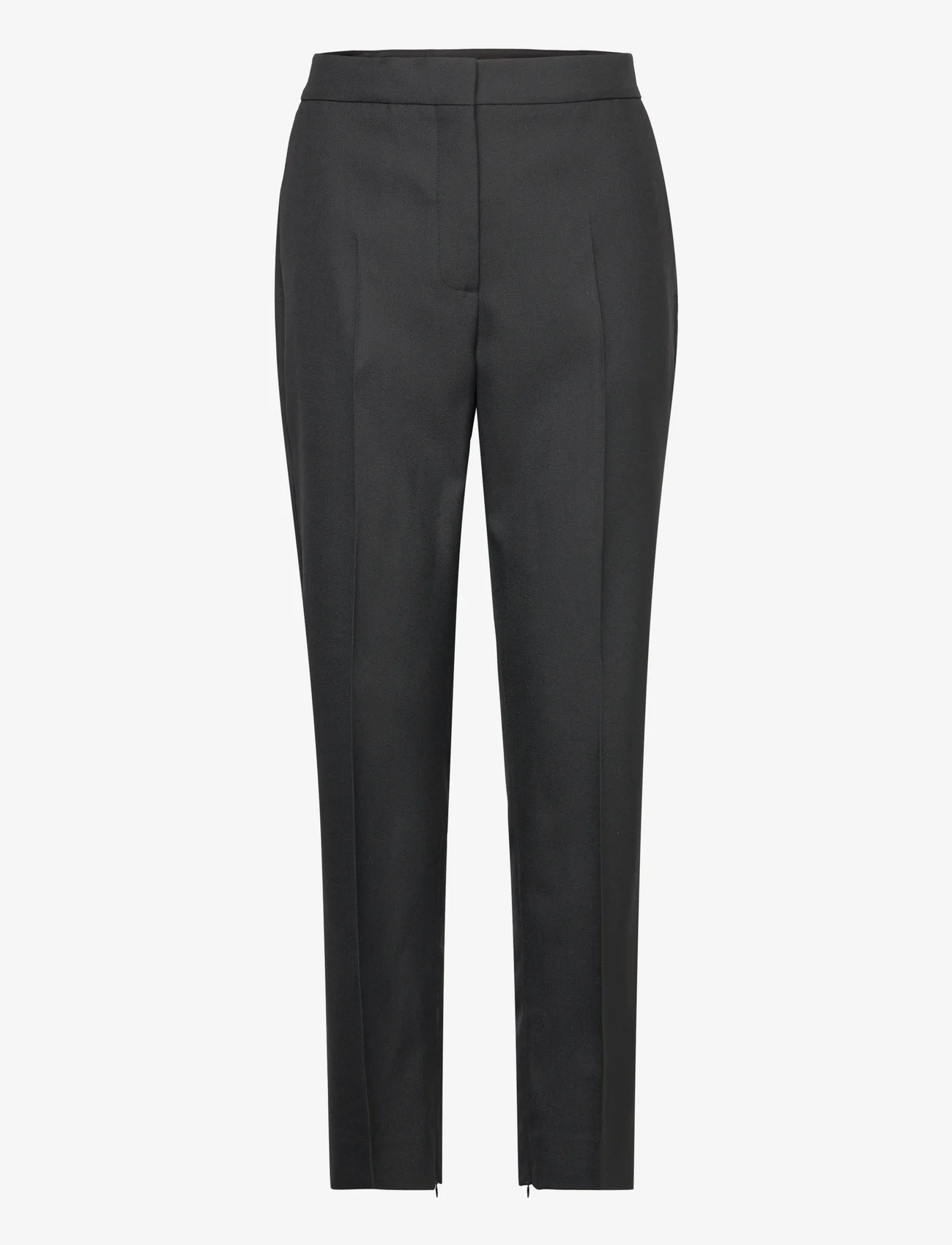 Calvin Klein - ESS SLIM TAPERED ANKLE PANT - dalykinio stiliaus kelnės - ck black - 0
