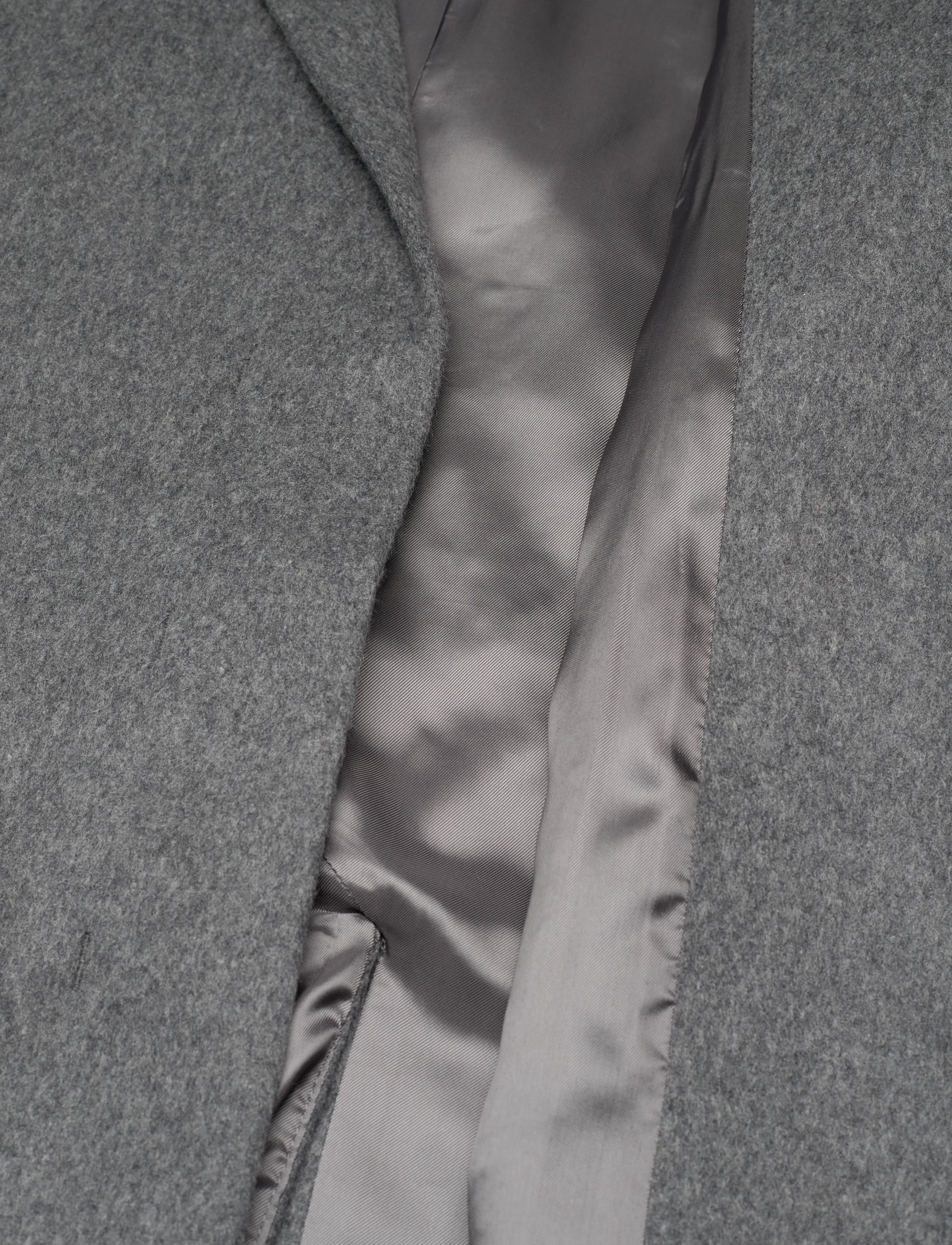 Calvin Klein - FLANNEL WOOL TAILORED BLAZER - enkeltradede blazere - dark grey heather - 4