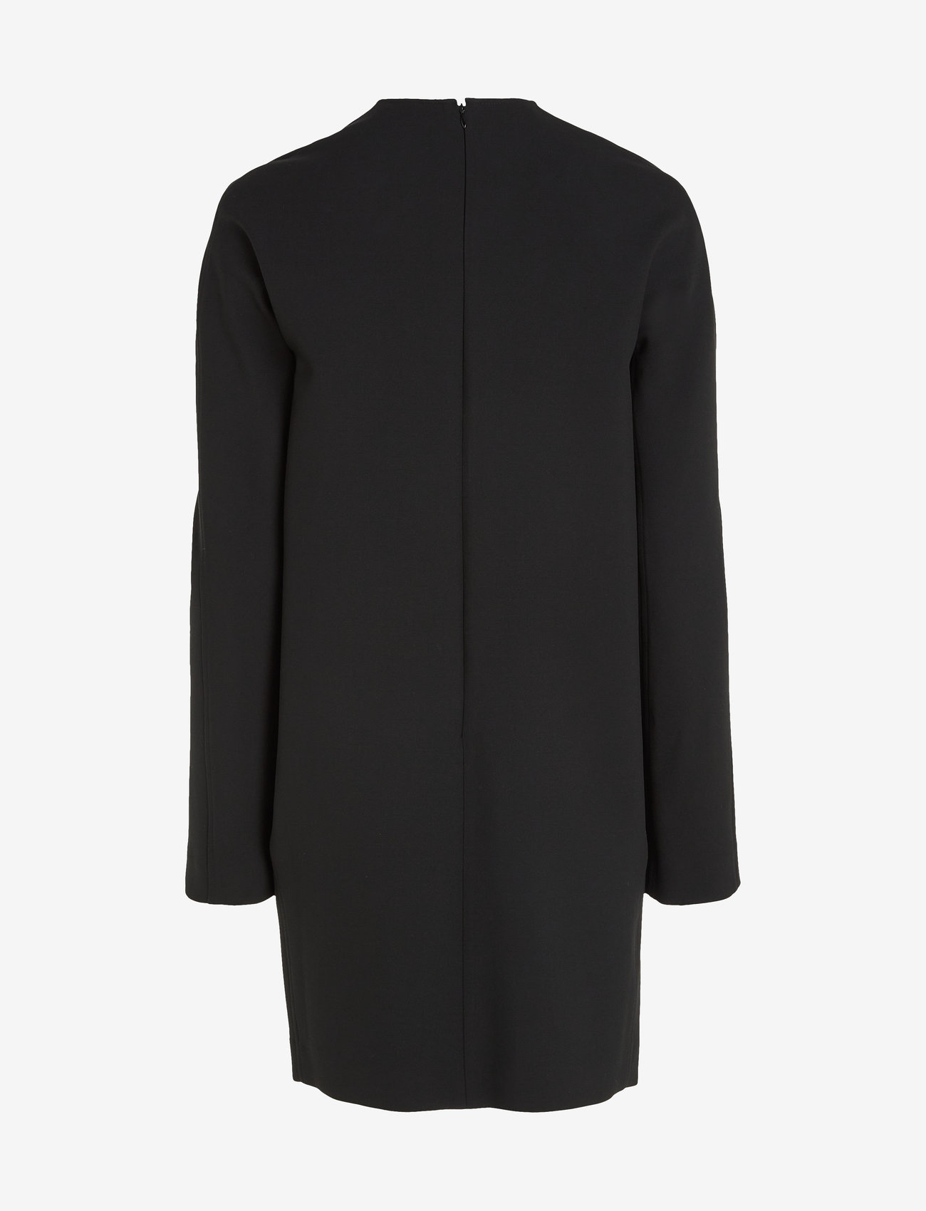 Calvin Klein - HEAVY VISCOSE LS SHIFT  DRESS - korte kjoler - ck black - 2