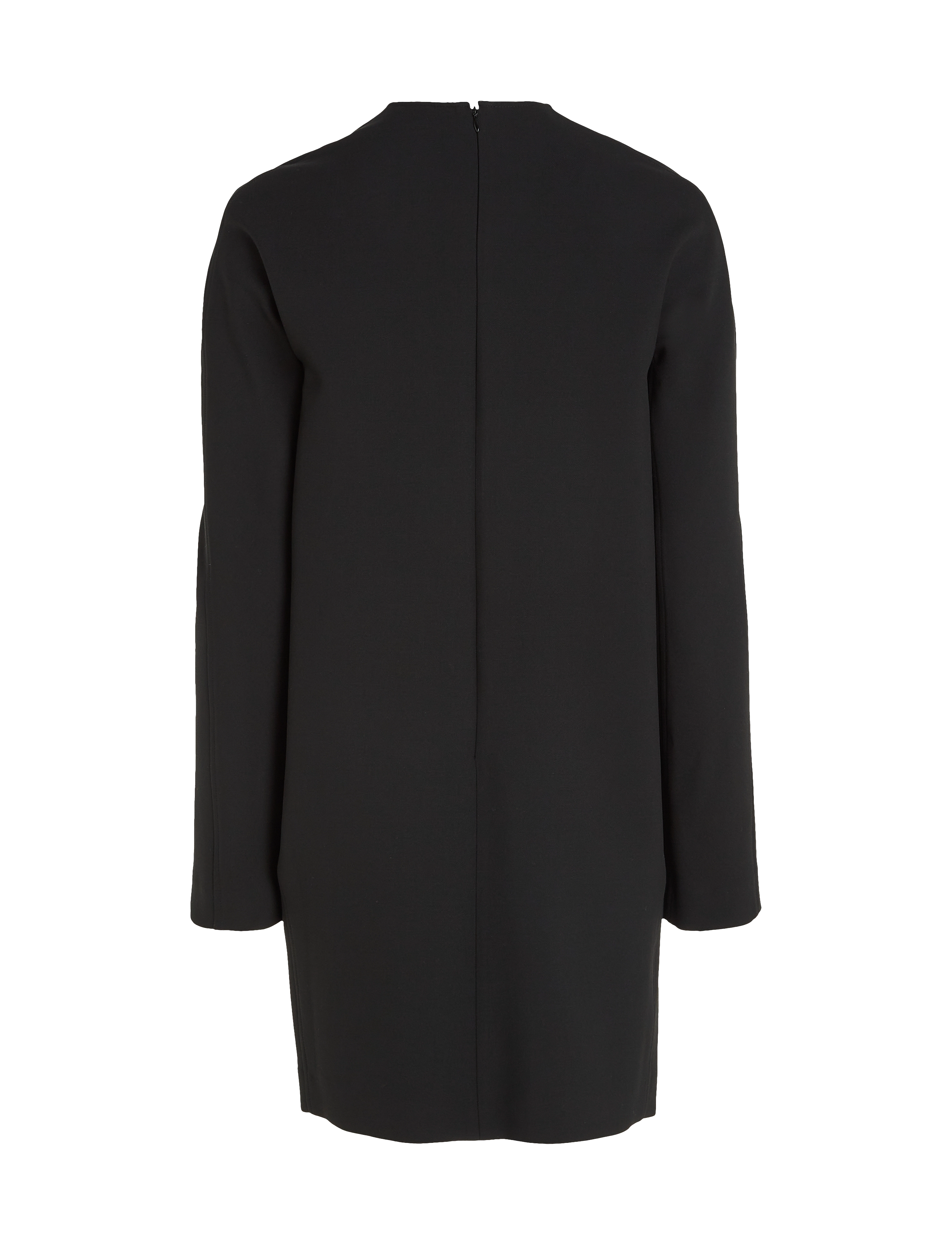 Calvin Klein - HEAVY VISCOSE LS SHIFT  DRESS - korte kjoler - ck black - 2