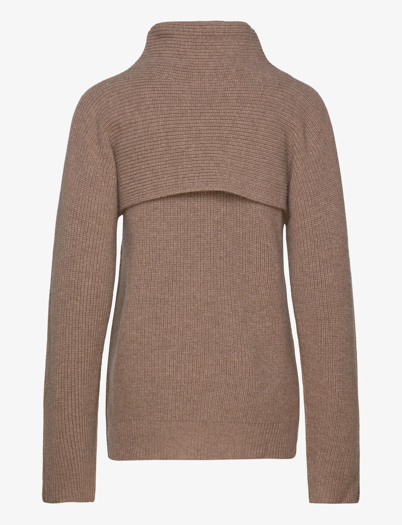 Calvin Klein - RECYCLED WOOL OVERLAY SWEATER - pologenser - caribou heather - 1
