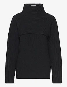 RECYCLED WOOL OVERLAY SWEATER, Calvin Klein