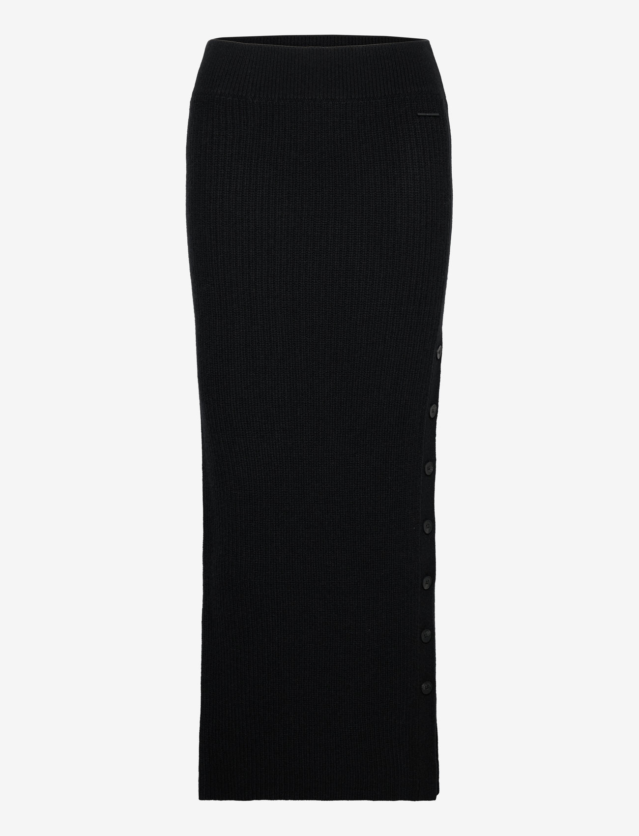 Calvin Klein - RECYCLED WOOL MAXI SKIRT - ck black - 0