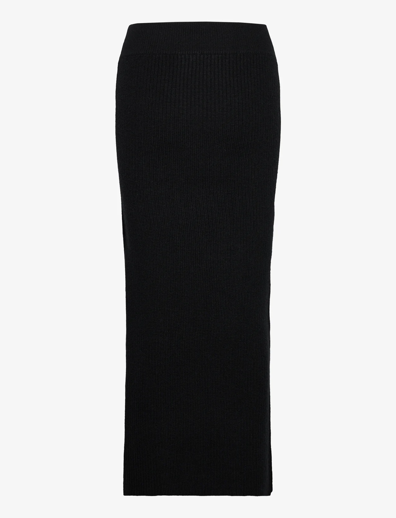 Calvin Klein - RECYCLED WOOL MAXI SKIRT - strikkede skjørt - ck black - 1
