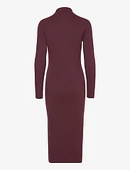 Calvin Klein - ESSENTIAL RIB SHIRT DRESS - knitted dresses - burgundy velvet - 1