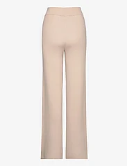 Calvin Klein - ESSENTIAL RIB WIDE LEG PANT - bikses ar platām starām - doeskin - 1