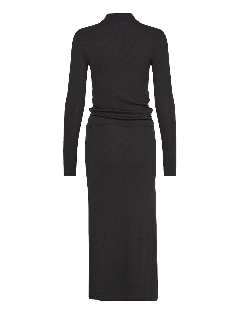 Calvin Klein Modal Rib Turtleneck Dress maxi dresses shop at Booztlet Calvin Klein Modal Rib Turtleneck Dress maxi dresses shop at Booztlet
