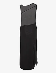 Calvin Klein - FLUID JERSEY PANEL MIDI DRESS - feestelijke kleding voor outlet-prijzen - ck black - 1
