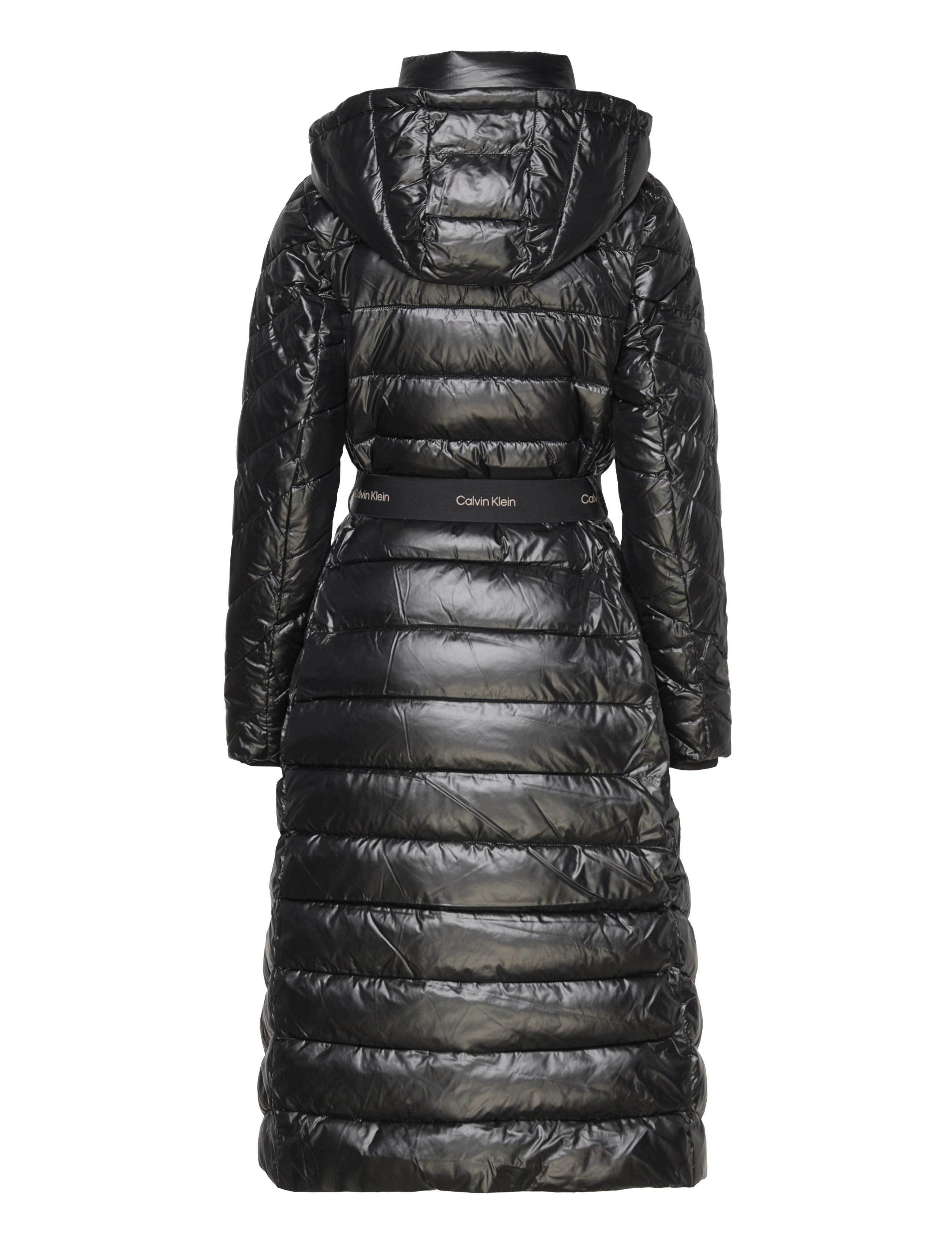 Calvin Klein - ESS BELTED PADDED  LW MAXI COAT - ck black - 1