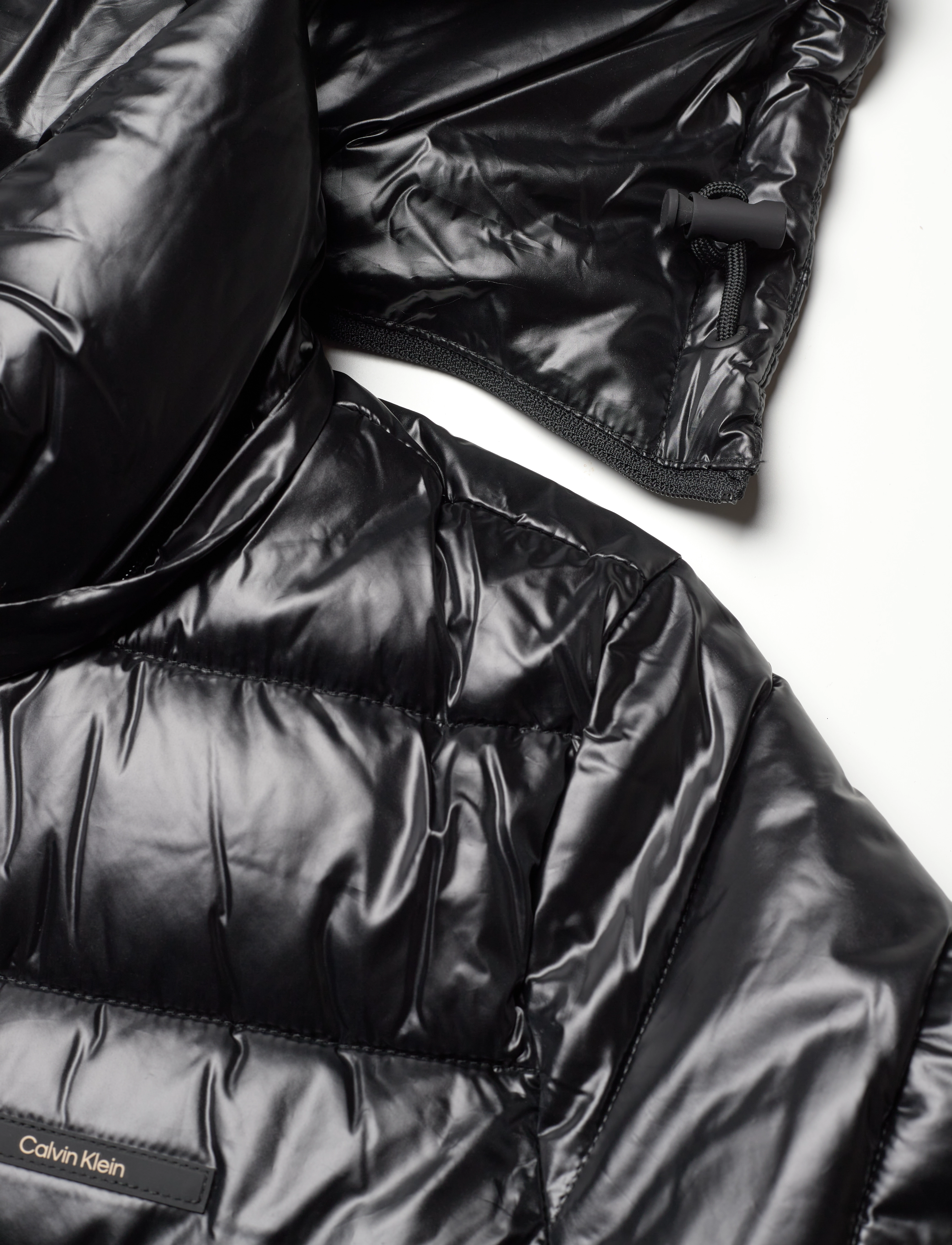 Calvin Klein - ESS BELTED PADDED  LW MAXI COAT - ck black - 4