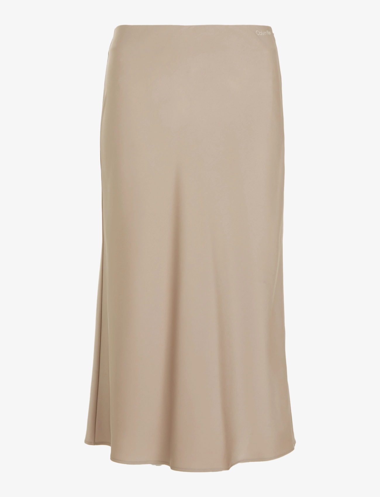 Calvin Klein - LIGHT WEIGHT SATIN  MIDI SKIRT - medium taupe - 2