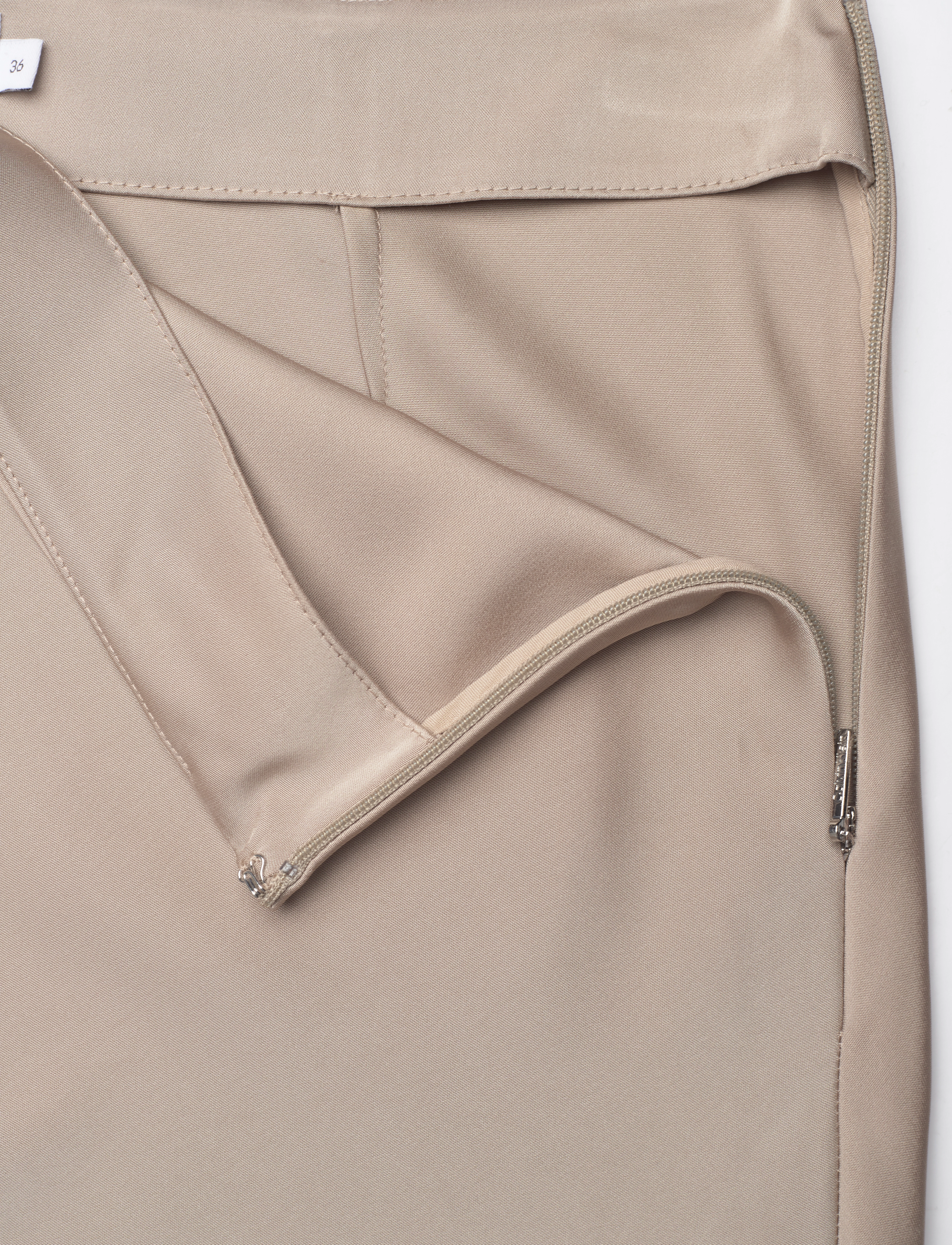 Calvin Klein - LIGHT WEIGHT SATIN  MIDI SKIRT - medium taupe - 5
