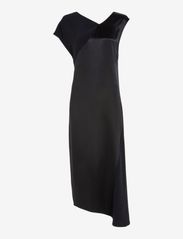 Calvin Klein - NAIA SHINE MIDI DRESS - ballīšu apģērbs par outlet cenām - ck black - 0