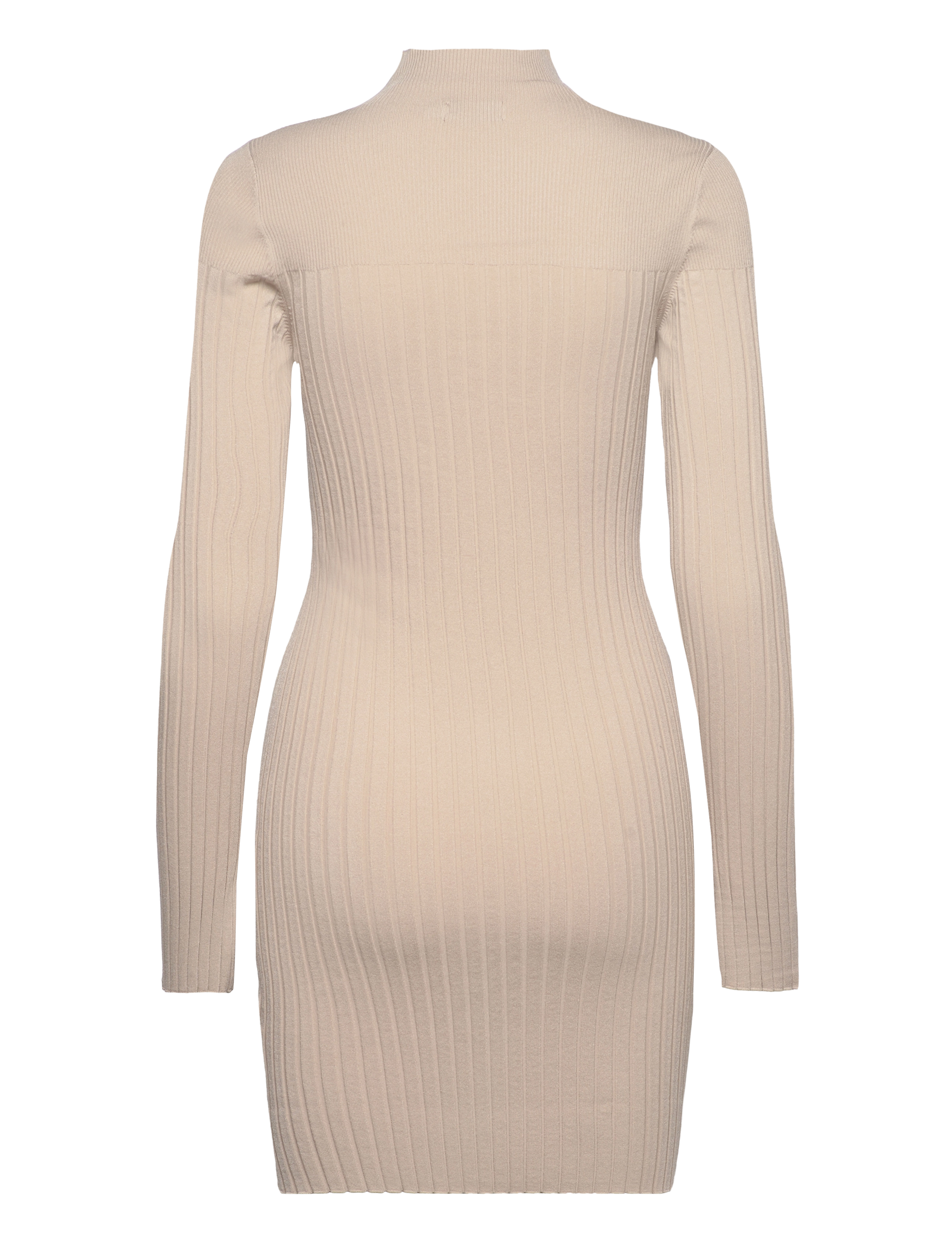 Calvin Klein - ICONIC RIB MINI KNIT DRESS LS - oxford tan - 1