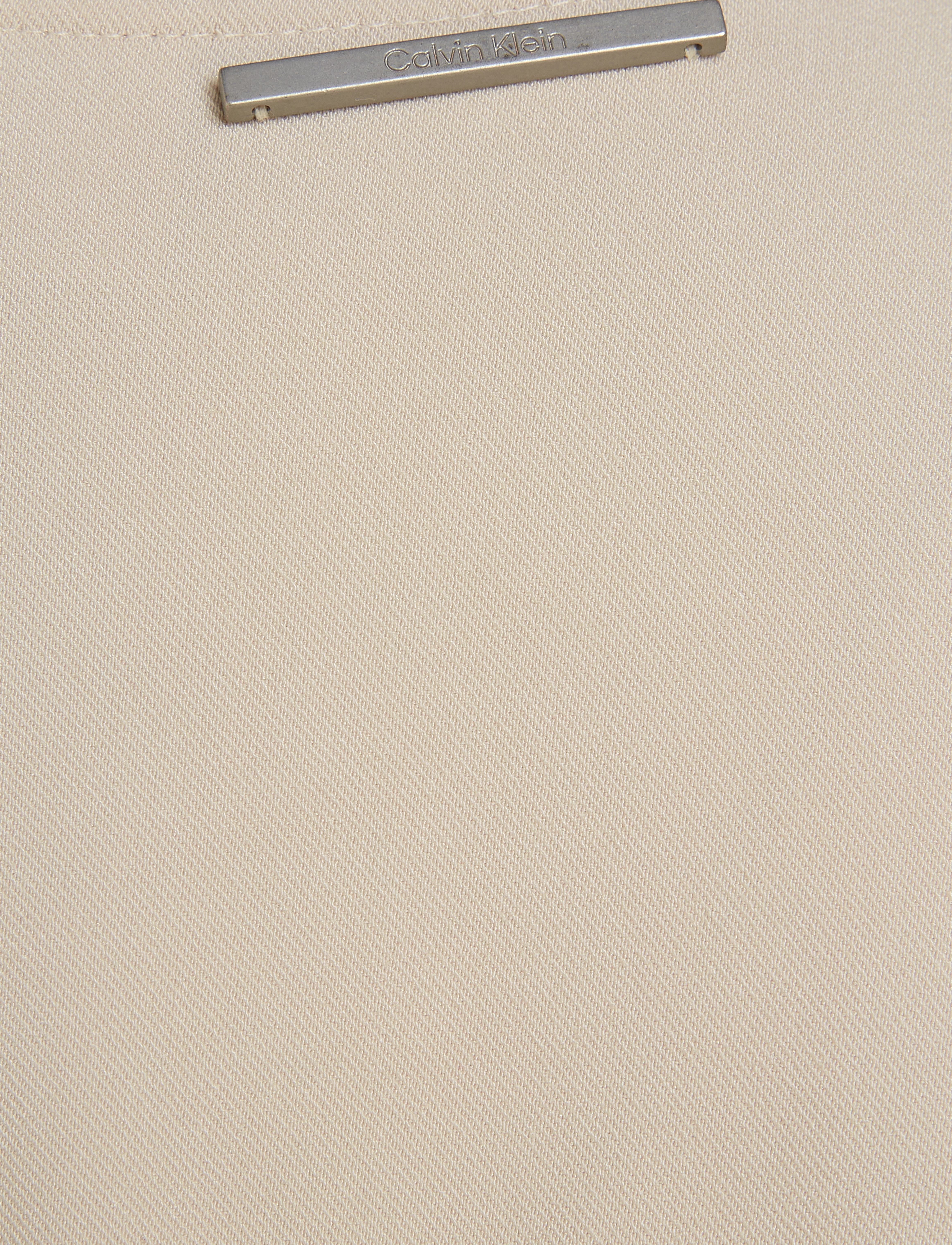 Calvin Klein - STRUCTURE TWILL V NECK LS TOP - sandshell - 5