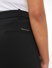 Calvin Klein - STRUCTURE TWILL STRAIGHT LEG - spodnie proste - ck black - 4