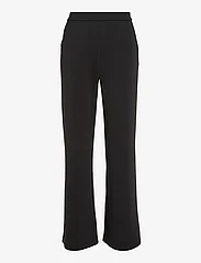Calvin Klein - TECHNICAL KNIT WIDE LEG - wide leg trousers - ck black - 1