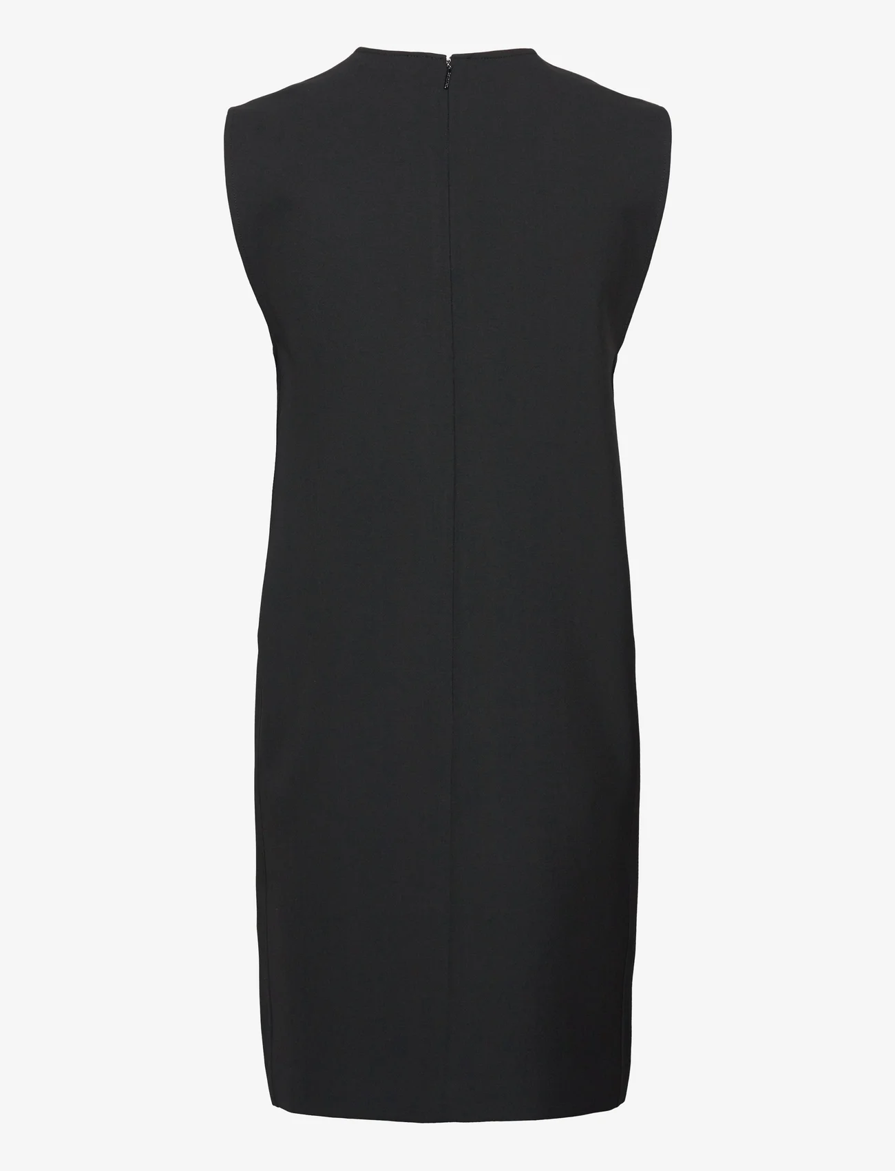 Calvin Klein - HEAVY VISCOSE NS SHIFT DRESS - midiklänningar - ck black - 1