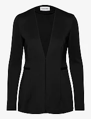 Calvin Klein - TECHNICAL KNIT BLAZER - festkläder till outletpriser - ck black - 0