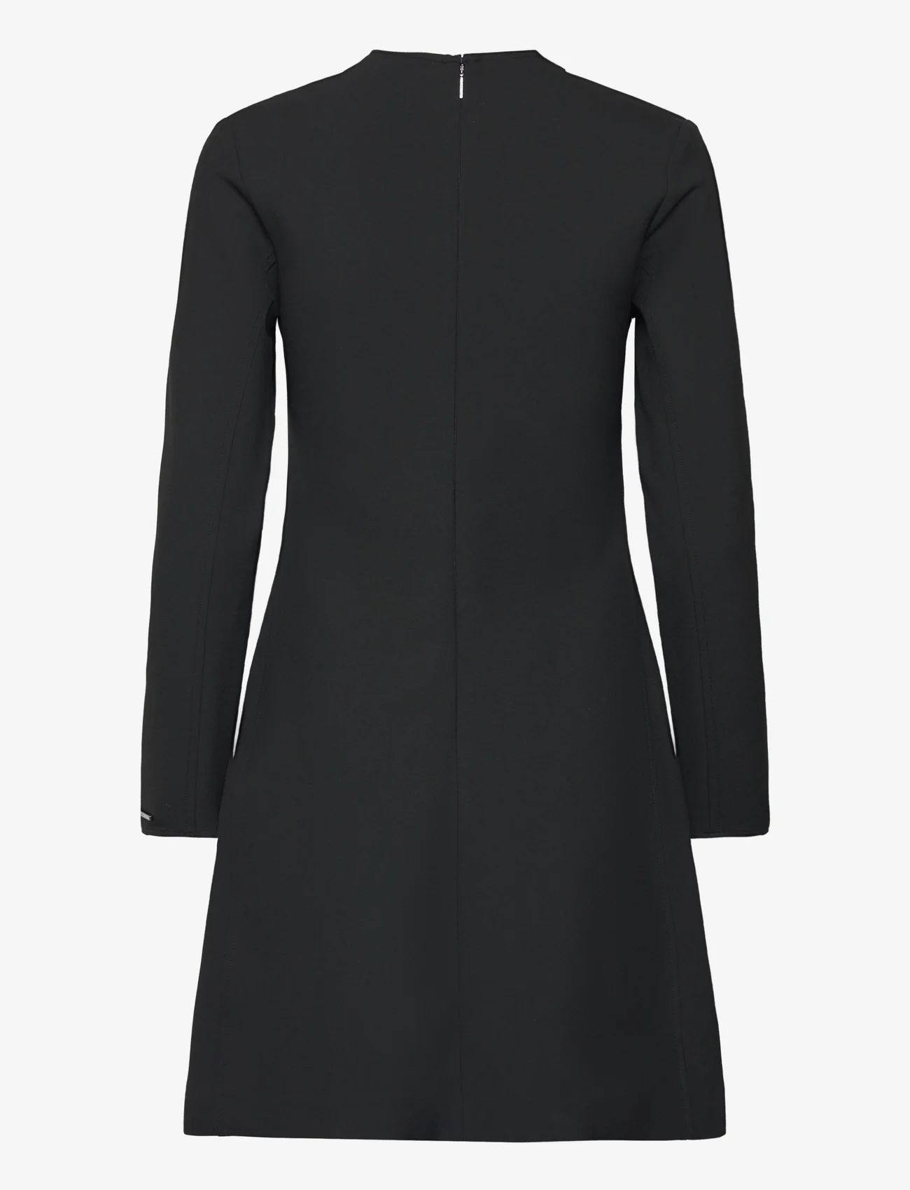 Calvin Klein - HW VISCOSE FIT & FLARE DRESS - korte jurken - ck black - 1