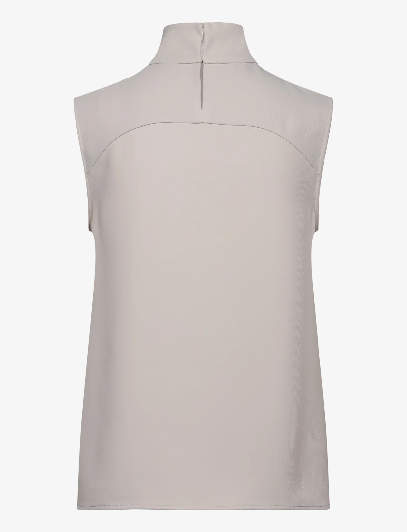 Calvin Klein - STRUCTURE TWLL NS MOCK NECK TOP - sleeveless tops - morning haze - 1