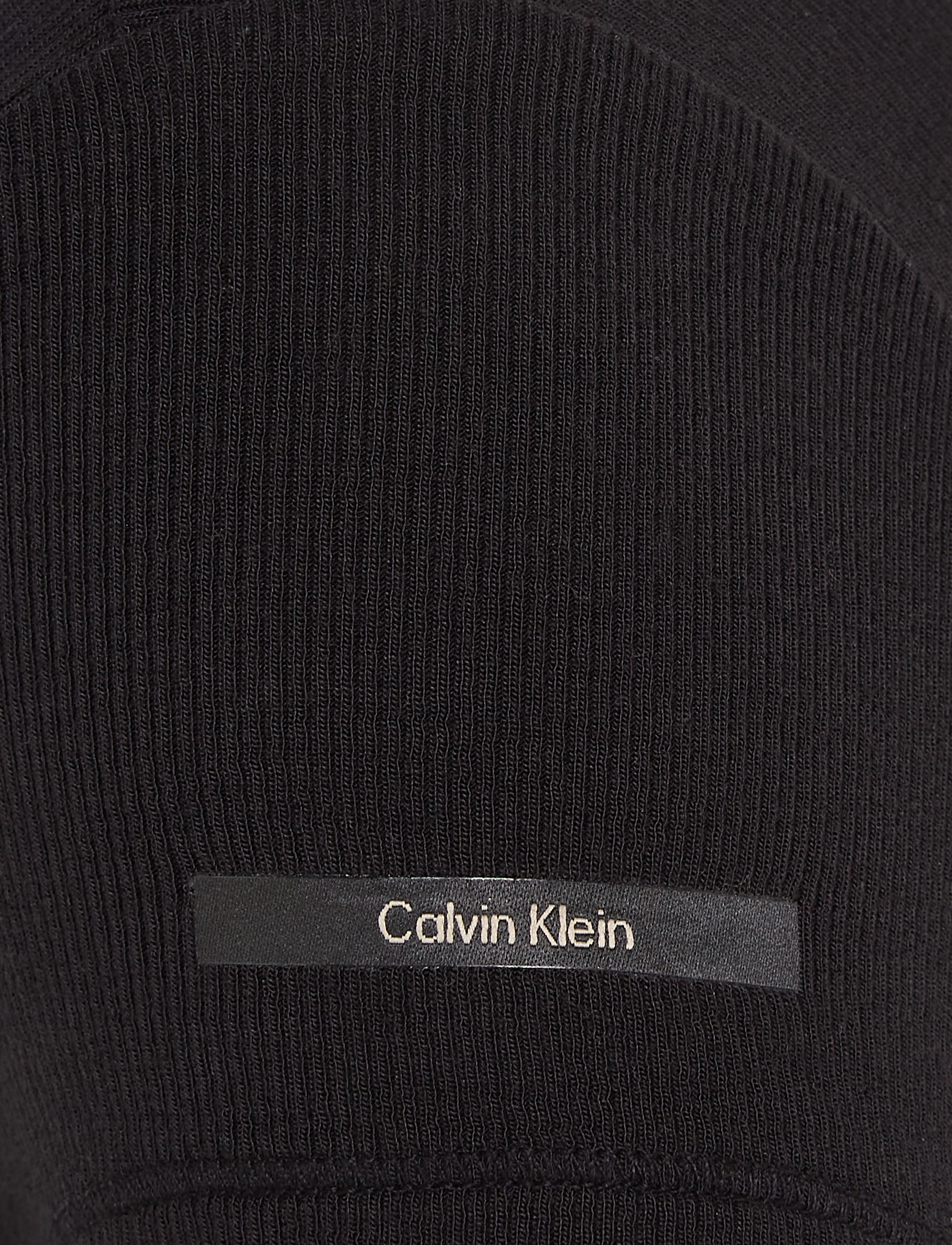 Calvin Klein - MODAL RIB CAP SLEEVE DRESS - ck black - 5