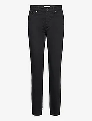 Calvin Klein - MID RISE SLIM - INFINITE BLACK - džinsa bikses ar taisnām starām - denim black - 0