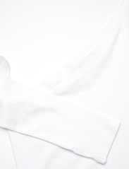 Calvin Klein - COTTON MODAL OFF SHOULDER LS TOP - topi ar garām piedurknēm - bright white - 2