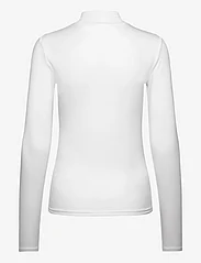 Calvin Klein - COTTON MODAL MOCK NECK LS TOP - topi ar garām piedurknēm - bright white - 1