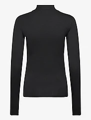 Calvin Klein - COTTON MODAL MOCK NECK LS TOP - long-sleeved tops - ck black - 1
