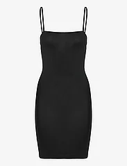 Calvin Klein - LADDERED RIB MAXI KNIT DRESS - fodralklänningar - ck black - 2