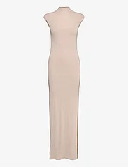 Calvin Klein - CRINKLED ANKLE KNIT SHIFT DRESS - sukienki dopasowane - peyote - 0