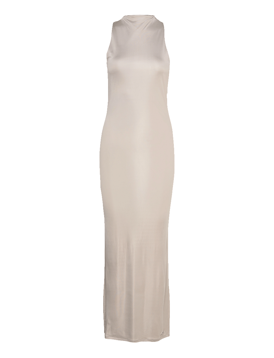 calvin klein halter maxi dress Calvin Klein Women's Black Sleeveless Halter Neck Maxi Dress Size 4 ($149)
