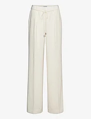 Calvin Klein - STRUCTURE TWILL WIDE LEG PANT - ballīšu apģērbs par outlet cenām - vanilla ice - 0