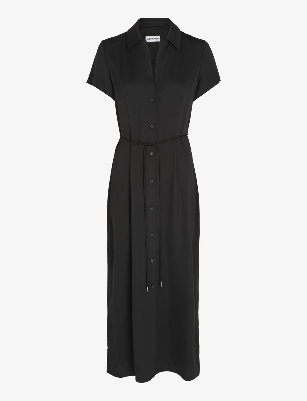Black midi shirt dress sales