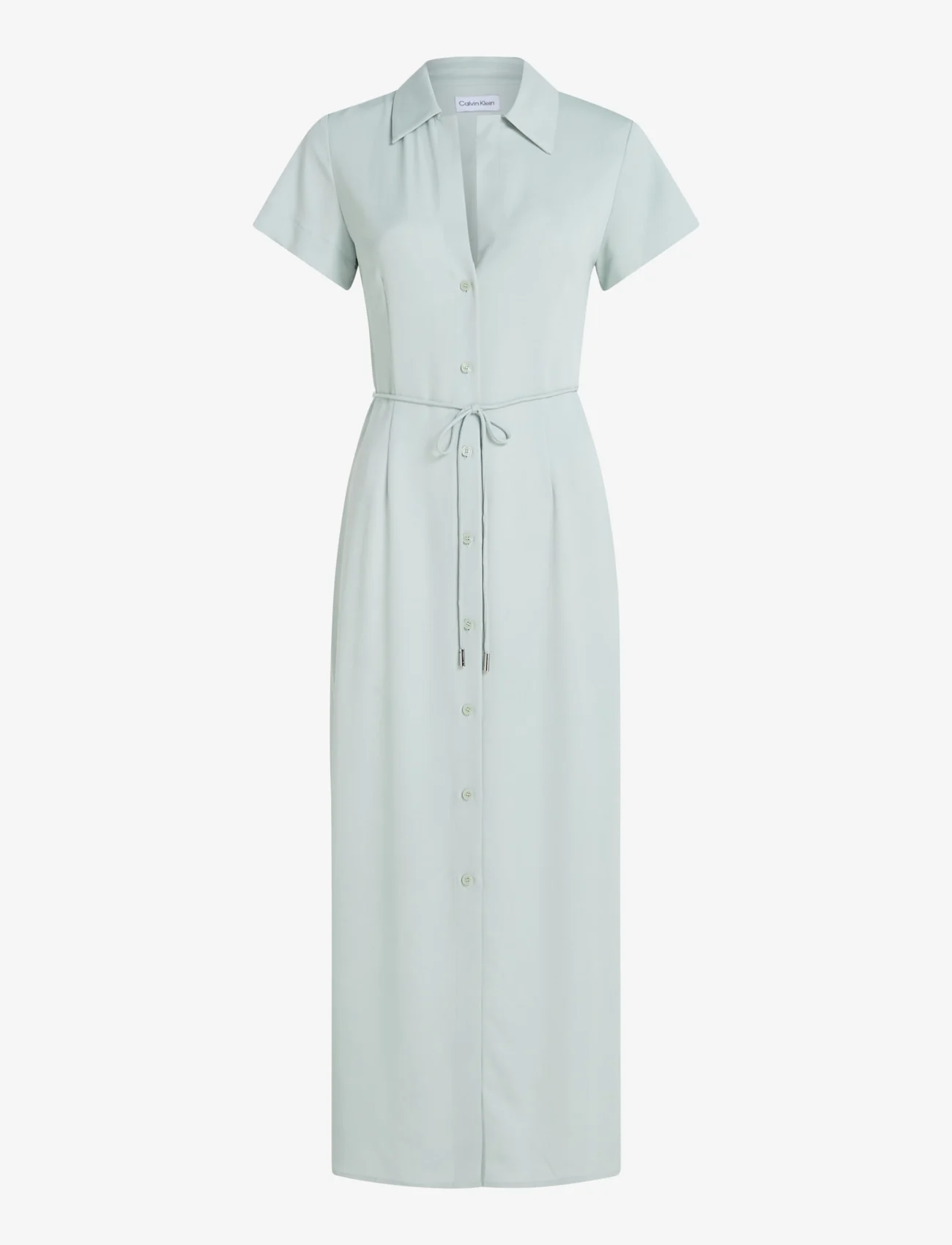 Calvin Klein - RECYCLED CDC MIDI SHIRT DRESS - marškinių tipo suknelės - morning frost - 0
