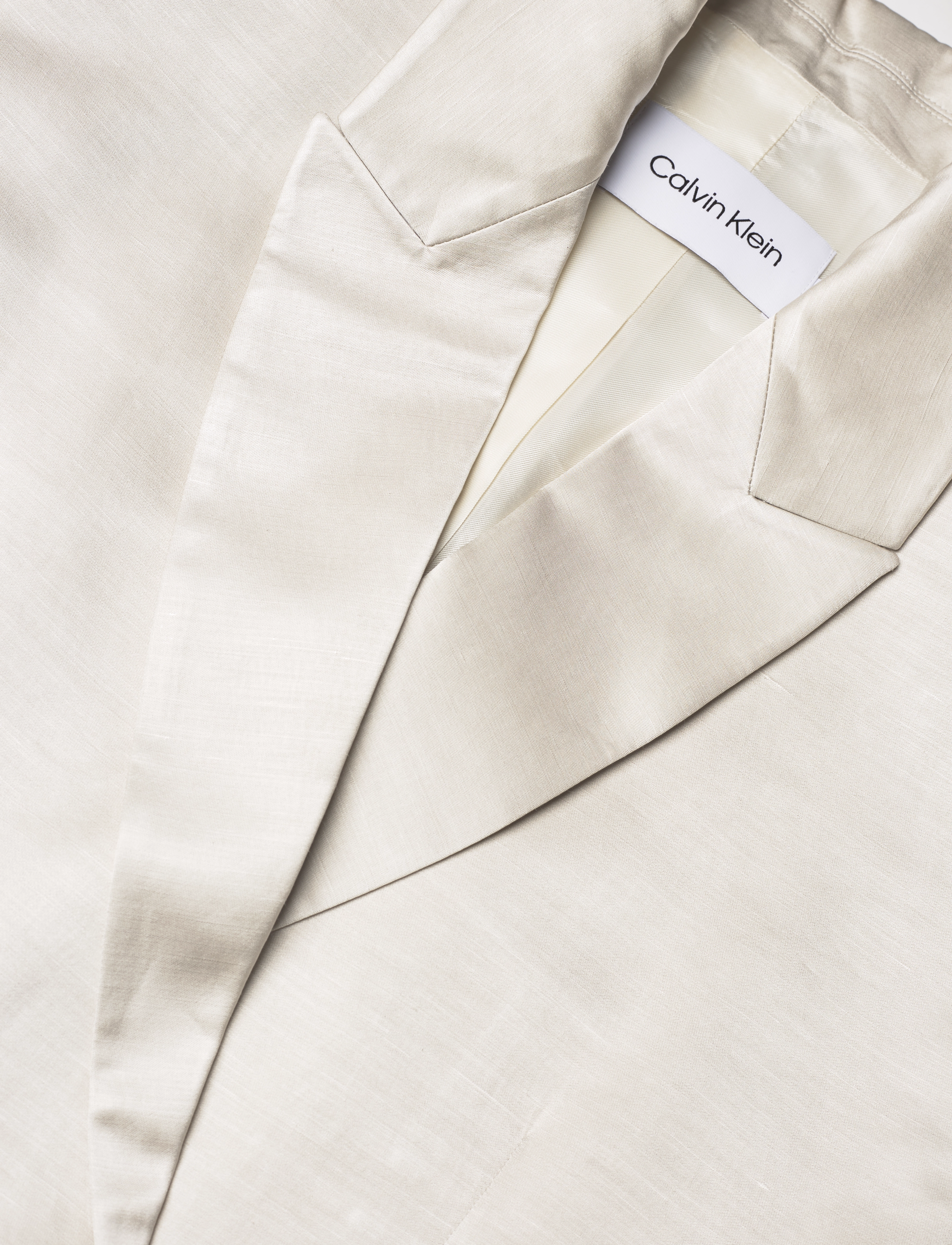 Calvin Klein - SHINY VISCOSE TAILORED VEST - vakarėlių drabužiai išparduotuvių kainomis - peyote - 2