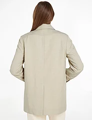 Calvin Klein - LINEN TAILORED RELAXED BLAZER - ballīšu apģērbs par outlet cenām - peyote - 2