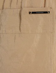 Calvin Klein - TEXTURED WIDE LEG PANTS - bukser med brede ben - dune - 5