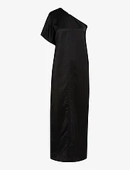 Calvin Klein - VISCOSE LINEN SHIFT MAXI DRESS - maxi sukienki - ck black - 0