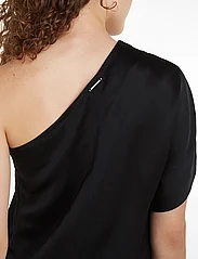 Calvin Klein - VISCOSE LINEN SHIFT MAXI DRESS - maxiklänningar - ck black - 3